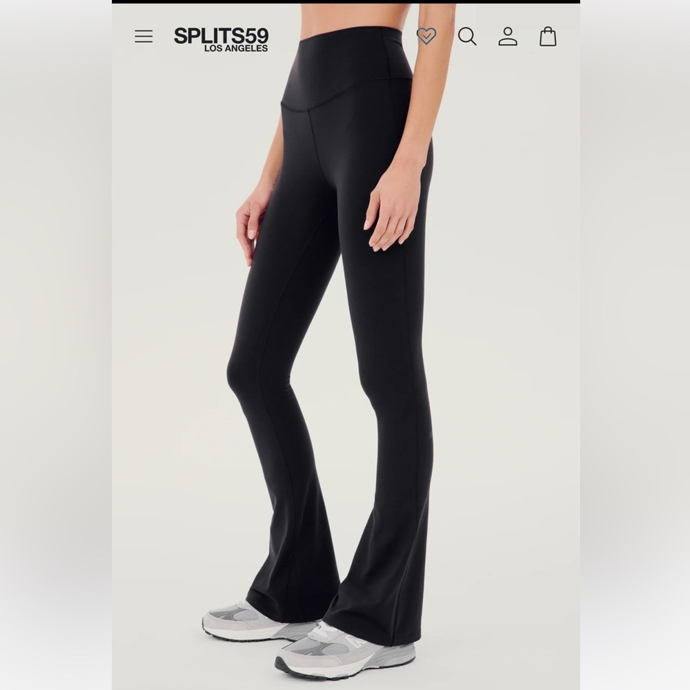 Splits59 Black Flare Pants
